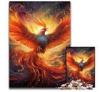 Puzzle da 1000 pezzi per adulti, puzzle colorati a forma di fenice, perfetti per il divertimento in famiglia, giochi di società, bomboniere per feste di compleanno, 50x75CM/19,68x29,52 pollici.
