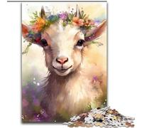 Puzzle da 1000 pezzi per adulti, puzzle colorati a forma di pecorella, realizzati in cartone, attività di legame familiare, regalo per la casa, gioco di giocattoli per famiglie, 1000 pezzi(26x38cm)