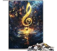 Puzzle da 1000 pezzi per adulti, puzzle colorati con simboli musicali, puzzle da 1000 pezzi per adulti, divertente regalo e attività per la casa (dimensioni 50x75cm)