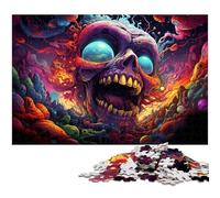 Puzzle da 1000 pezzi per adulti puzzle colorato con mostri al neon regalo per famiglie antistress sfida difficile puzzle da 1000 pezzi (75x50 cm)