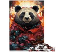 Puzzle da 1000 pezzi per adulti, puzzle colorato Panda, decorazione da parete, 50 x 75 cm, collezione artistica, arte visiva per adolescenti dai 14 anni in su