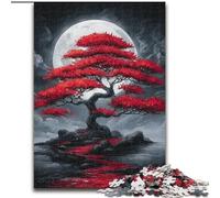 Puzzle da 1000 pezzi per adulti, puzzle con albero di acero giapponese, 50x75cm, gioco interattivo per famiglie, sfida per la mente, giocattolo educativo