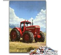 Puzzle da 1000 pezzi per adulti, puzzle con attrezzi agricoli e trattore in legno, rompicapo stimolante per adolescenti, gioco interattivo per il divertimento di tutta la famiglia, dimensioni 50X75CM