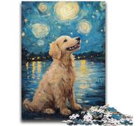 Puzzle da 1000 pezzi per adulti, puzzle con cani nel cielo notturno, giocattolo educativo intellettuale decomprimente, decorazione perfetta (75x50cm)