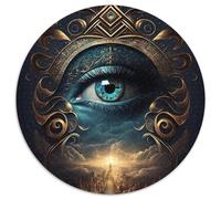 Puzzle da 1000 pezzi per adulti, puzzle con gli occhi, per l'interazione familiare e un regalo divertente, design astratto vibrante, 67,5x67,5 cm
