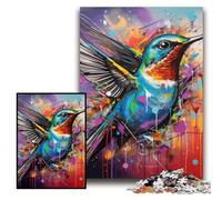Puzzle da 1000 pezzi per adulti, puzzle con graffiti di iene, idea regalo per adulti, gioco rompicapo impegnativo, dimensioni 26x38cm