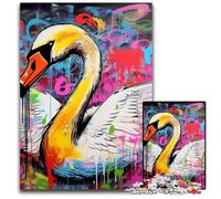 Puzzle da 1000 pezzi per adulti, puzzle con graffiti, Yak, per adulti, attività divertenti da fare a casa, regalo di compleanno, regali da viaggio, 50x75CM/19,68x29,52 pollici