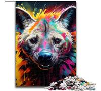 Puzzle da 1000 pezzi per adulti, puzzle con iene, dimensioni: 38x26cm, ideale per divertimento in famiglia, relax e regali per le feste.