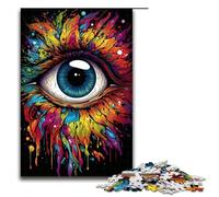 Puzzle da 1000 pezzi per adulti puzzle con occhi fantasy colorati gioco pratico decorazioni e regali unici per la casa 1000 pezzi (75x50 cm)