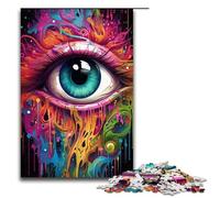 Puzzle da 1000 pezzi per adulti puzzle con occhi fantasy colorati per bambini gioco educativo in legno per adulti 75x50 cm