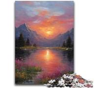 Puzzle da 1000 pezzi per adulti, puzzle con pittura a olio di paesaggi per adolescenti, giochi rilassanti ideali come regalo per tutta la famiglia (75x50cm)