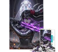 Puzzle da 1000 pezzi per adulti puzzle con ragazza anime e spada puzzle da 1000 pezzi giocattolo decorativo per la casa decorazione perfetta compleanno e Natale (38x26cm)