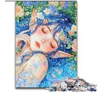 Puzzle da 1000 pezzi per adulti, puzzle con ragazza anime, in legno, ideale come regalo di compleanno o per le feste, giocattolo da gioco per feste, dimensioni 50X75cm