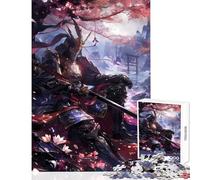 Puzzle da 1000 pezzi per adulti,puzzle con samurai giapponesi vigili,giocattoli antistress,regali per donne e uomini,gioco per famiglie,attività divertenti a casa,dimensioni 38x26cm