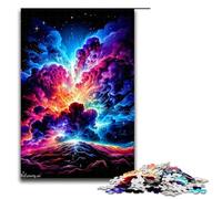Puzzle da 1000 pezzi per adulti, puzzle con tempesta di nubi vulcaniche, gioco pratico da 1000 pezzi