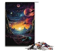 Puzzle da 1000 pezzi per adulti puzzle con universo psichedelico e colorato - un gioco impegnativo un'opera d'arte adatta a ragazzi dai 14 anni in su 1000 pezzi (38x26 cm)