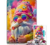 Puzzle da 1000 pezzi per adulti puzzle con uomo barbuto che fuma per adolescenti ideali come regalo per tutta la famiglia dai 14 anni in su 75x50cm