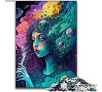 Puzzle da 1000 pezzi per adulti, puzzle Cosmic High in cartone, gioco interattivo per famiglie, decorazioni fai da te per la casa, sfida per la mente, regalo, dimensioni 26X38cm
