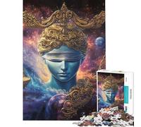 Puzzle da 1000 pezzi per adulti puzzle "Cosmic Justice" gioco divertente difficile unico ideale per compleanni e regali (dimensioni 38x52cm)