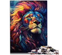 Puzzle da 1000 pezzi per adulti Puzzle Cosmic Leone Puzzle educativo Gioco familiare Migliora la memoria Adatto per adolescenti dai 14 anni e oltre 50 x 70 cm