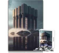 Puzzle da 1000 pezzi per adulti Puzzle Costruire il futuro Giocattoli Giochi educativi per il divertimento in famiglia Opera d'arte Regalo Dimensioni 38x52cm