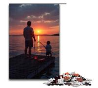 Puzzle da 1000 pezzi per adulti Puzzle da 1000 pezzi per adulti Giochi educativi - La canzone del pescatore al tramonto