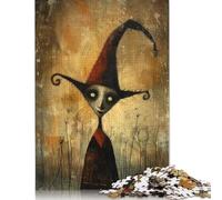 Puzzle da 1000 pezzi per adulti, puzzle da giullare inquietante, giocattoli di decompressione, puzzle per la casa, giochi di puzzle, regali interessanti, 1000 pezzi (75x50 cm)