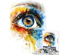 Puzzle da 1000 pezzi per adulti puzzle da regalo pittura ad acquerello giocattolo educativo opera d'arte regalo per gioco educativo impegnativo da completare dimensioni 38x52cm