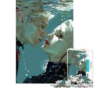 Puzzle da 1000 pezzi per adulti puzzle d'amore profondi per adulti giochi rilassanti un'opera d'arte difficile e stimolante (dimensioni 38x26cm)