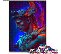 Puzzle da 1000 pezzi per adulti, puzzle Dark Hermes per adolescenti e famiglie, perfetto come decorazione fai da te e come sfida per il cervello (dimensioni: 26x38cm)