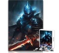 Puzzle da 1000 pezzi per adulti, puzzle Dark Souls Knight, giocattoli, giochi educativi per il divertimento in famiglia, opera d'arte, regalo, dimensioni 38x26cm