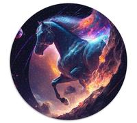 Puzzle da 1000 pezzi per adulti, puzzle del cavallo della galassia, ideali per gli innamorati, perfetti come regalo di Natale, Capodanno e San Valentino (dimensioni 67,5x67,5 cm)