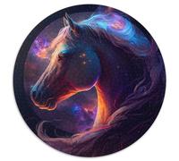 Puzzle da 1000 pezzi per adulti, puzzle del cavallo della galassia, ideali per gli innamorati, perfetti come regalo di Natale, Capodanno e San Valentino (dimensioni 67,5x67,5 cm)