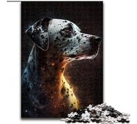 Puzzle da 1000 pezzi per adulti, puzzle del dalmata dorato in cartone, regalo perfetto per compleanni, feste e decorazioni per la casa, 1000 pezzi(26x38cm)