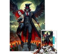 Puzzle da 1000 pezzi per adulti puzzle del Loa della Morte giocattolo antistress regalo di compleanno ideale per tutta la famiglia (dimensioni 50x75cm)