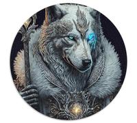Puzzle da 1000 pezzi per adulti, Puzzle del Mago e del Lupo, Puzzle fai da te impegnativo per appassionati, Regalo perfetto per il relax (67,5x67,5 cm)