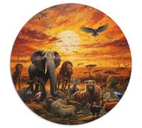 Puzzle da 1000 pezzi per adulti, puzzle del mondo animale, decorazioni artistiche, giocattolo di intelligenza per giochi al chiuso in famiglia 67,5x67,5 cm