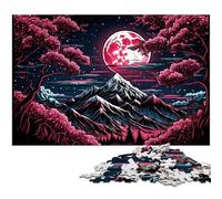 Puzzle da 1000 pezzi per adulti, puzzle del Monte Fuji per adulti, gioco rompicapo per adolescenti, regalo perfetto per le vacanze, 50x75CM/19,68x29,52 pollici
