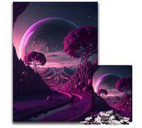 Puzzle da 1000 pezzi per adulti, puzzle del paesaggio cosmico per adulti, ideale per gli innamorati, perfetto regalo di Natale, Capodanno, San Valentino 26X38CM/10,23x14,96 pollici