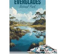 Puzzle da 1000 pezzi per adulti, Puzzle del Parco Nazionale delle Everglades per adulti, Puzzle di cartone per il divertimento in famiglia, Puzzle 38x26 cm/1000 pezzi