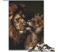 Puzzle da 1000 pezzi per adulti, puzzle del Re Leone 50x75cm per feste, compleanni e serate di giochi in famiglia