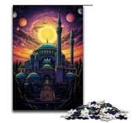 Puzzle da 1000 pezzi per adulti puzzle della Basilica di Santa Sofia in Turchia decorazione da parete antistress 75x50 cm