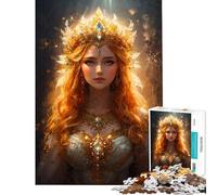 Puzzle da 1000 pezzi per adulti puzzle della dea druida gioco rompicapo taglio di precisione regalo di compleanno regalo (dimensioni 38x26cm)