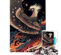 Puzzle da 1000 pezzi per adulti puzzle della Fenice gioco pratico di analisi e logica difficile e stimolante (dimensioni 50x75cm)