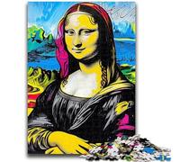 Puzzle da 1000 pezzi per adulti, Puzzle della Gioconda per adolescenti, Giocattoli avvincenti per la decorazione della casa (75x50cm)