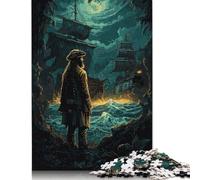 Puzzle da 1000 pezzi per adulti, puzzle della grotta dei pirati, puzzle di carta per adulti, giocattoli per l'intrattenimento della famiglia, 1000 pezzi (75x50 cm)