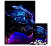 Puzzle da 1000 pezzi per adulti, puzzle della pantera per adulti, ideale per gli innamorati, perfetto regalo di Natale, Capodanno, San Valentino 50x75CM/19,68x29,52 pollici