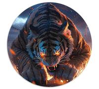 Puzzle da 1000 pezzi per adulti, puzzle della tigre per adulti, ideale per gli innamorati, perfetto regalo di Natale, Capodanno, San Valentino (dimensioni 67,5x67,5 cm)