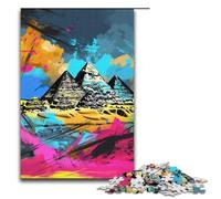 Puzzle da 1000 pezzi per adulti puzzle delle antiche piramidi egizie puzzle per bambini gioco educativo per adulti 1000 pezzi (38x26 cm)