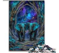 Puzzle da 1000 pezzi per adulti, puzzle dell'elefante magico per adulti 26X38CM, regalo perfetto per la festa della mamma, compleanni, Natale